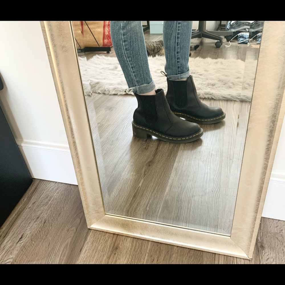 Dr. Marten Heeled Leather Chelsea Boot - Picture 2 of 10